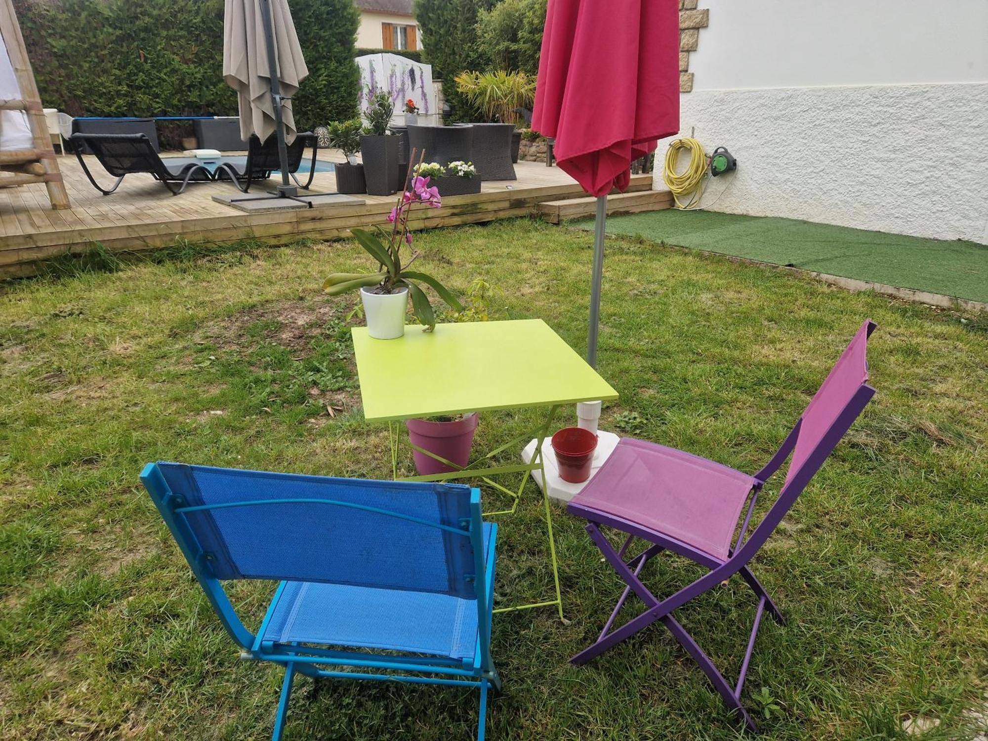 La Serenite Balinaise, Chambre Et Sdb Privee, Jardin , Piscine Et Jacuzzi En Saison, Pres De Chantilly, Parc Asterix Et Cdg Et Paris En 20' Orry-La-Ville Luaran gambar