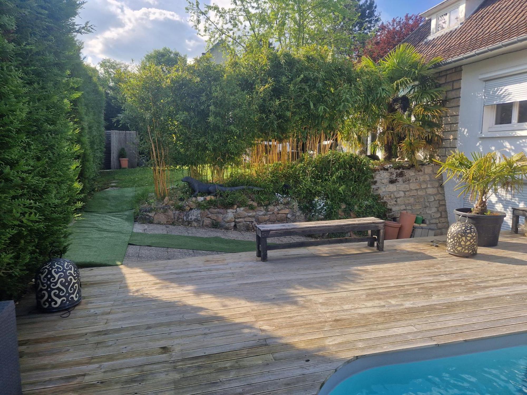 La Serenite Balinaise, Chambre Et Sdb Privee, Jardin , Piscine Et Jacuzzi En Saison, Pres De Chantilly, Parc Asterix Et Cdg Et Paris En 20' Orry-La-Ville Luaran gambar